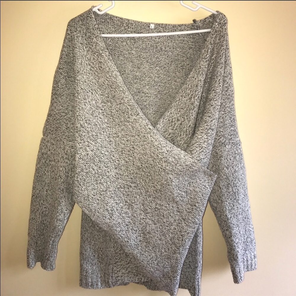 Cupshe wrap sweater; NWOT